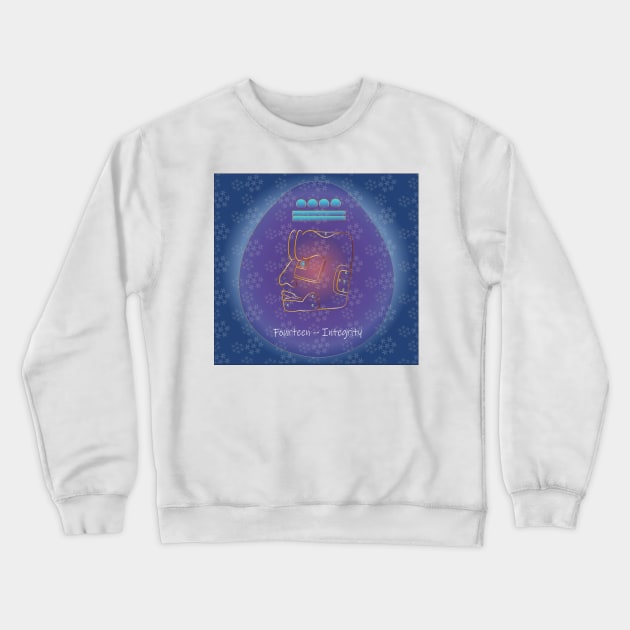 14 Fourteen--Integrity Crewneck Sweatshirt by shimaart